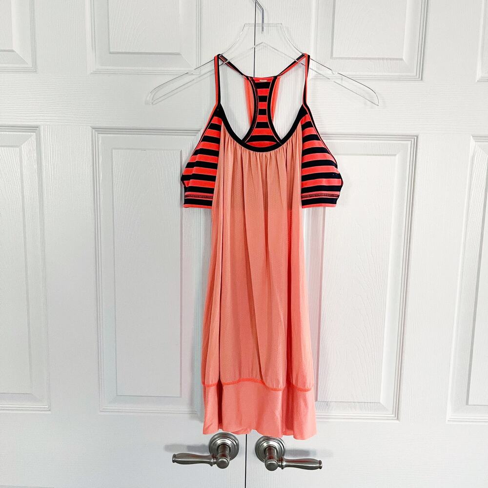 Lululemon No Limits Tank Sea Stripe Light Flare Inkwell